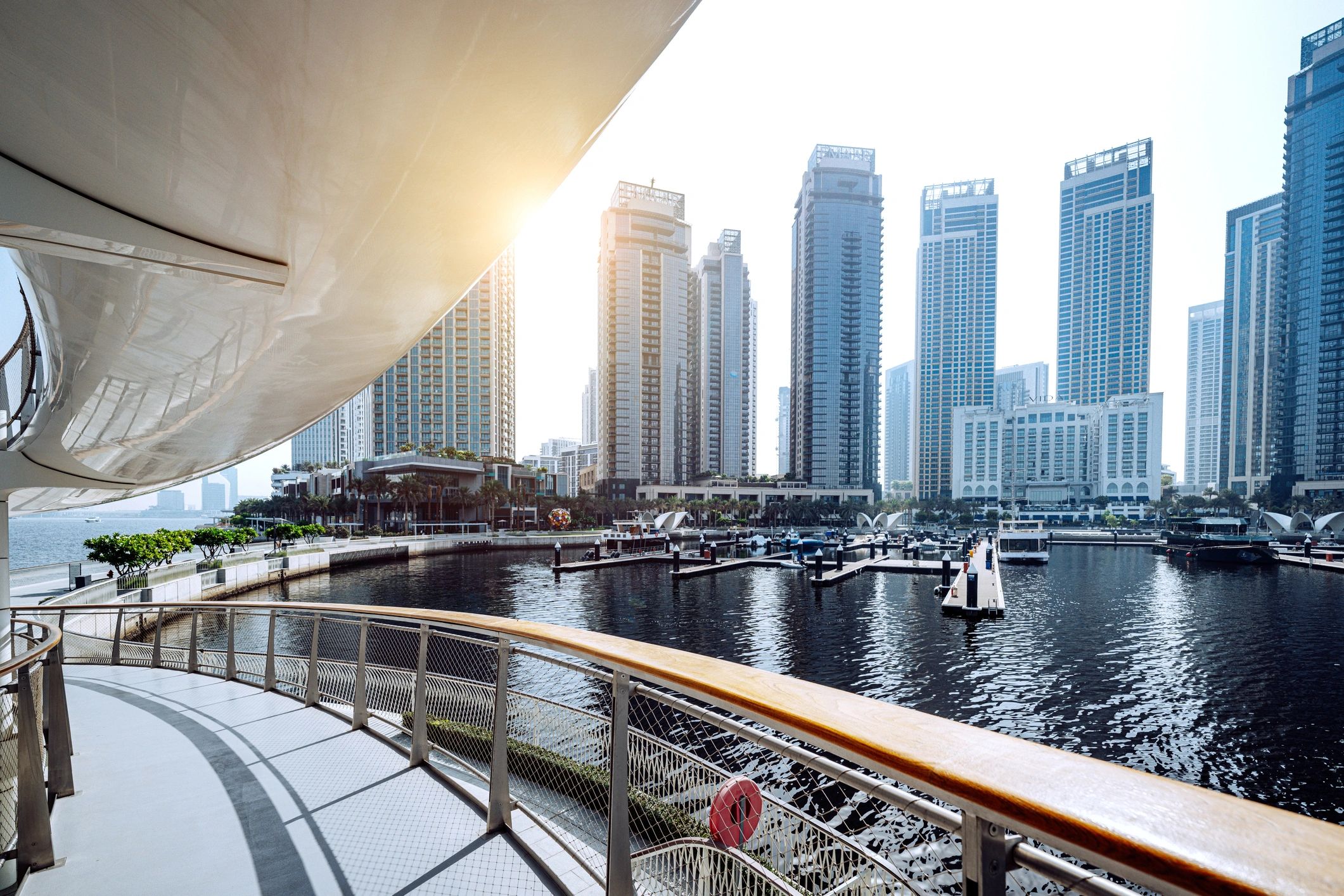 Dubai Marina waterfront architecture